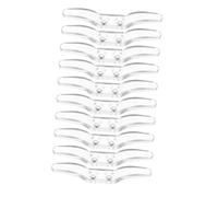 ABOOFAN 10piezas Soporte para Cuerda De Persiana Ganchos Transparentes para Cortinas Sujeción y Organización De Cuerdas para Hogar y Oficina