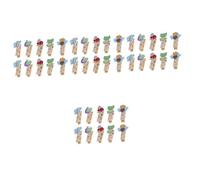 ABOOFAN 12 Juegos Carpeta de Fotos de Animales bastidores Soporte Doble Frío decoración Dormitorio Cuadros Pared Clips de Imagen Reutilizables Preciosas Pinzas para Fotos Cuerda de