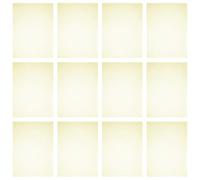 ABOOFAN 12 Láminas de Filtro de Gel Transparente Amarillo 0,3 Mm 210×297 Mm para Iluminación Fotográfica, Filtros de Gel de Colores Flexibles para Estudio, Luces LED y Escenarios