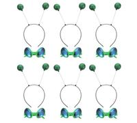 ABOOFAN 12 Piezas Gafas De Extraterrestre Antena Marciana Aro Para El Pelo Diadema Platillo Anteojos Cabeza Boppers Extraterrestre Cosplay Accesorios Para Fiesta De Halloween 14x9x13,7cm