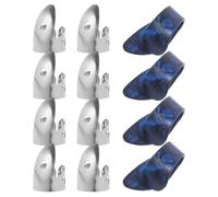ABOOFAN 12 Púas de Guitarra de Celuloide Azul y Plateado para Pulgar E Índice Paquete Variado 4 Púas de Pulgar Accesorio para Guitarra Eléctrica y Acústica Uso para Músicos y