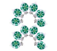 ABOOFAN 12 Rollos Rollo de Alambre para Jardinería Verde Cortador, 50 M | Recubrimiento Plástico, Corte a Medida, Suave Plantas, para Macetas, Flores y Bancales