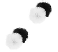 ABOOFAN 12piezas Cubierta De Micrófono Furry Antiviento Parabrisas De Piel Para Grabaciones Al Aire y Entrevistas Compatible Micrófonos De Condensador