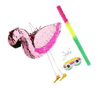 ABOOFAN 1Juego Piñata Flamingo Rosa para Ojos Accesorios de Fiesta de Animales para Cumpleaños y Shower Decoración para Celebraciones Infantiles