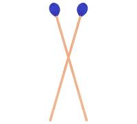 ABOOFAN 1par Mazas de Marimba para Estudiantes de Drumsticks de Madera de Arce con Cabeza Azul Instrumento de Percusión Duradero y Antideslizante Accesorio para Timbales y Xilófono