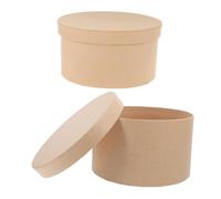ABOOFAN 2 Cajas Caja de papel para galletas. cajas para arreglos de flores para ramos actuales de recuerdos papel kraft Khaki