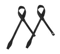 ABOOFAN 2 Correas de Muñeca para Bastones de Senderismo y Esquí, Ajustables Negras, Soporte Ergonómico Antideslizante para Trekking, Caminata y Deportes al Aire Libre