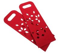 ABOOFAN 2 Fundas para Botellas Dispensadoras De Bebidas para Bolsa De Viaje Bolsa De Vino De Fieltro Transparente Bolsa De Mano para Botellas De Vino De Vino para Fiestas
