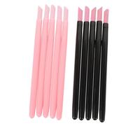 ABOOFAN 2 juegos Bolígrafos de Manicura Multifuncionales Lápices Pulidores de Uñas Cerámicos Cabezal para Eliminar Cutículas y Limpiar Manchas Herramientas Ligeras y Portátiles para