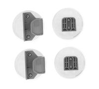 ABOOFAN 2 Juegos Conectores para Puerta de Seguridad Infantil Retráctil Extensiones de Valla de Plástico para Corralito de Niña Accesorios de Fijación Estables para Uso Interior
