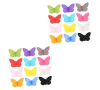 ABOOFAN 2 Juegos Identificador De Copa De Vino Marcador De Copa Identificadores De Etiquetas De Bebidas De Vino Copas De Vino Sin Tallo Vino Pegatinas Colorful Gel De Sílice 12 Piezas * 2