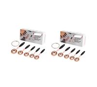 ABOOFAN 2 Juegos Juego De Cucharas Medidoras Accesorios De Cocina Herramienta De Horneado Horno De Cocina Oro Rosa Acero Inoxidable