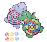 ABOOFAN 2 Juegos Tablero de Dardos para Bolas Adhesivas de Interior Seguro y Ligero con Gancho Educativo para Coordinación Mano-Ojo y Diversión Familiar