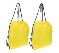 ABOOFAN 2 Piezas Bolsa de Almacenamiento de Casco Funda para Casco de Moto Mochila Casco Bolsas para Casco de Moto Mochila con cordón para Casco Bolsa para Casco de Moto poliéster Amarillo