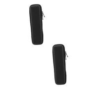 ABOOFAN 2 Piezas Bolsa para Lápiz Óptico Caso De Organizador De Bolígrafos Portátil Maletín De Transporte De Cables Caja De La Pluma Cable USB Niño Poliéster Auricular Valija