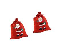 ABOOFAN 2 Piezas Bolsas De Favores De Tela No Tejida Niño Bolsa De Navidad