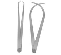 ABOOFAN 2 piezas Calibradores Metálicos de Interior y Exterior Acero Inoxidable para Escultura y Modelado con Juntas Herramienta de Medición Precisa para Distancia