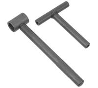 ABOOFAN 2 Piezas Llave de Taqué de Válvula de Motor de Acero Plata | Multifuncional y Precisa, para Tornillos de Válvula en Moto y Scooter, Uso Profesional y Bricolaje