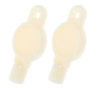 ABOOFAN 2 Piezas Llave Diseño de Agujero para Colgar para Dispensador de Toallas de Papel Comercial en ABS Beige y Fácil Reemplazo, Accesorio Práctico para Baño