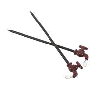 ABOOFAN 2 piezas Palillos para Cabello de Madera Vintage con Diseño de Grifo Horquillas Chinas Ligeras y Cómodas para Moños y Tocados Fiestas y Bodas Accesorio Retro Único para Mujer