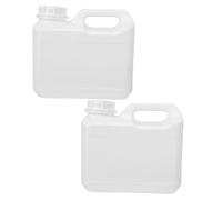 ABOOFAN 2 Piezas Recipiente Químico de 2.5l de Hdpe con Tapa Hermética y Base Plana para Almacenamiento Seguro y Apilable en Entornos de Investigación