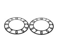 ABOOFAN 2 Piezas Reloj de Pared Adhesivo Acrílico Resistente con Números Árabes Decoración Circular Moderna para Salón Hotel y Entrada