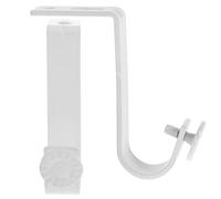 ABOOFAN 2 Piezas Soporte de Barra de Cortina de Hierro para Tubos 22 MM | Montaje Superior Tornillo Floral, Antideslizante y Resistente al Desgaste, para Anillos y Varillas