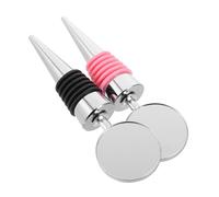 ABOOFAN 2 Piezas Tapones de Botella de Reutilizables con Anillo de Sellado Conservador Hermético para Compatibles con Botellas Estándar Diseño Práctico para Uso Bares
