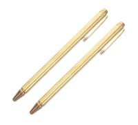 ABOOFAN 2 Varillas de Radiestesia y Uso Flexible Portátiles de Cobre Amarillo con Fácil para Detección de Agua en Exteriores