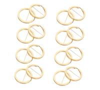 ABOOFAN 20 piezas Anillas para Llaveros de Aleación de Aros Resistentes para DIY y Colgantes Círculos para Organizar Llaves y Manualidades