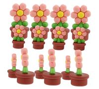 ABOOFAN 20 Piezas Artificiales Macetas de Jardín Miniatura Adornos para Casa de Muñecas y Decoración de Oficinas Accesorios de Agradable y Funcional