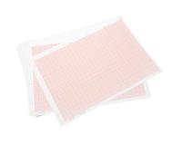 ABOOFAN 200 Hojas Cuaderno de Papel Cuadriculado para Ingeniería Líneas Nítidas Impresas, Papel Rojo de 9.8x7 Adecuado para Dibujo Técnico y Diseño Arquitectónico en Entornos Profesionales