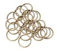 ABOOFAN 200 piezas Anillos Llaveros Retro Estilo Duradero para DIY Suministros Llaves Cadenas Pequeños Aros Divididos para Uso Conveniente