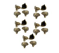 ABOOFAN 20piezas Base Vintage Patas Plástico Soporte Caja Joyería Resistente Decorativo