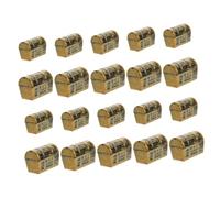 ABOOFAN 20piezas Mini Cofres del Tesoro de Plástico Caja de Recuerdos para Fiestas Piratas Pequeño Cofre Pirata para Halloween y Decoraciones de Fiesta