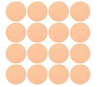 ABOOFAN 24 Piezas Esponja de Maquillaje Redonda de Látex y Algodón Set de Esponjas Faciales Color Caqui Resistente Decoloración Fácil de Usar para Desmaquillar el Rostro Mujer