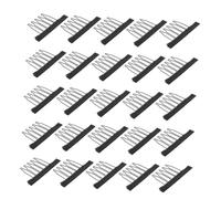 ABOOFAN 25 Piezas Peine de Resorte Garra de Acero Clips para Fijar Peluca Accesorios para Hacer Pelucas Uso Peluquería Peines de Dientes