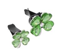ABOOFAN 2piezas Clip De Aromaterapia Para Coche De Clip De Cristal Para Rejilla De Ventilación Forma De Suerte Decoración Interior Para Varios Vehículos