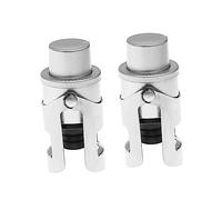 ABOOFAN 2piezas Tapones De Vino Champán Selladores Al Vacío con Escala De Abs y Silicona para Conservar Burbujas Adecuado para Uso Casa Bares