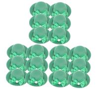 ABOOFAN 3 Juegos Tapa De Botella De Vino con Pajarita con Dispensador De Bebidas Sostenedor De Botella De Vino Estantería De Vino Bolsa De Vino Dark Green Paño Cepillado Eva 6 Piezas * 3