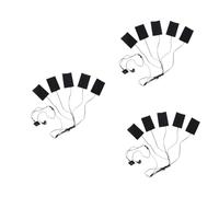 ABOOFAN 3 Piezas 5 1 almohadillas térmicas almohadilla de calentamiento almohadilla térmica de tela almohadilla con cabeza USB Chaleco chaqueta de Calentador