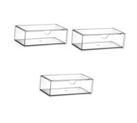 ABOOFAN 3 Piezas Caja de Almacenamiento de Gafas de Sol Vitrina de Gafas Organizador de Gafas de Sol Sunglasses Organizer Cajas Transparentes almacenaje Estuches para Gafas de Sol