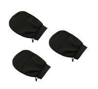 ABOOFAN 3 piezas Guantes de Baño Exfoliantes con Masaje Doble Cara Manoplas Ajustables de Viscosa para Ducha y Spa Eliminan Piel Muerta y Mejoran la Circulación