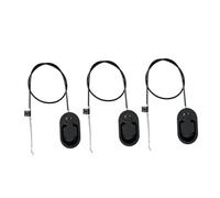 ABOOFAN 3 Piezas Manijas de Reemplazo para Sofá Reclinable Tirador de Aluminio Negro con Cable Accesorios de Muebles para Sillones Compatible con Mecanismos de Reclinación