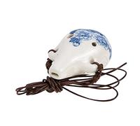 ABOOFAN 3 Piezas Ocarina Tono Medio Flauta De Instrumento Collar De Silbato Rellenos De Calcetín De Cumpleaños Favor De Fiesta De Año Nuevo Mini Niño Cerámica Pequeña