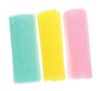 ABOOFAN 3 piezas Redes de Baño Africanas Exfoliantes Esponjas para Ducha para Cuerpo y Espalda Malla Lavadora Corporal Ligera para Limpieza Profunda y Cuidado Piel