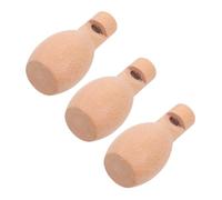 ABOOFAN 3 Piezas Silbato de Madera Mini Para Juguetes Musicales Sin Terminar Para Actividades Educativas Fiestas de Cumpleaños y Manualidades Diy