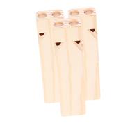 ABOOFAN 3 Piezas Silbatos de Madera para Tren Juguetes Musicales Infantiles Diy para Pintar Accesorios de Tren Educativos para Desarrollo de Habilidades y Fiestas Infantiles
