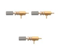 ABOOFAN 3 Piezas Válvula de Ajuste de Agua Dental, Control Preciso Dorado | Cambio de Presión Fácil, Flujo Preciso, Diseño Compacto, Uso en Limpieza Subgingival y Scaling