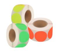 ABOOFAN 3 Rollos Etiquetas de Inventario de Uso Primero, Pegatinas de Comida y Etiqueta para Restaurante, 3 Rollos, Adhesivas de Papel Estucado, Fáciles de Aplicar, para Restaurante